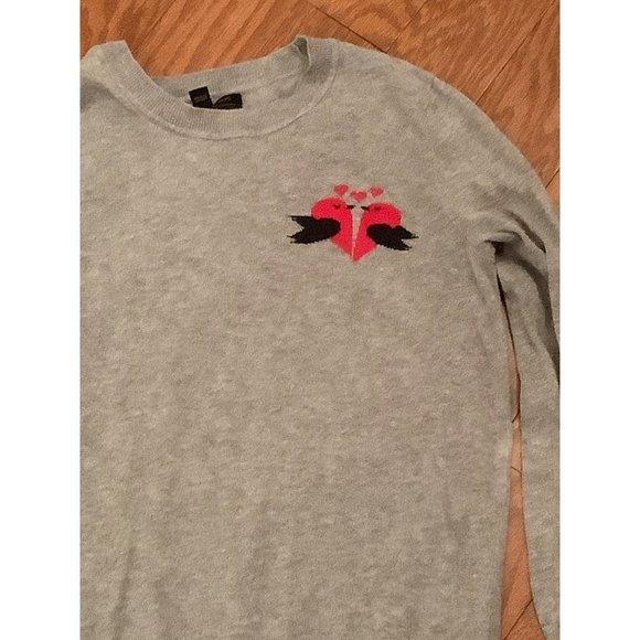Banana Republic Grey Lovebird Sweater — XXS - Picture 6 of 6